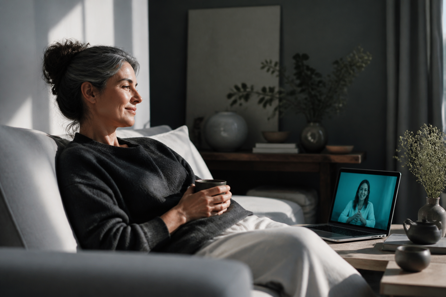The reality of an online hypnosis session at home